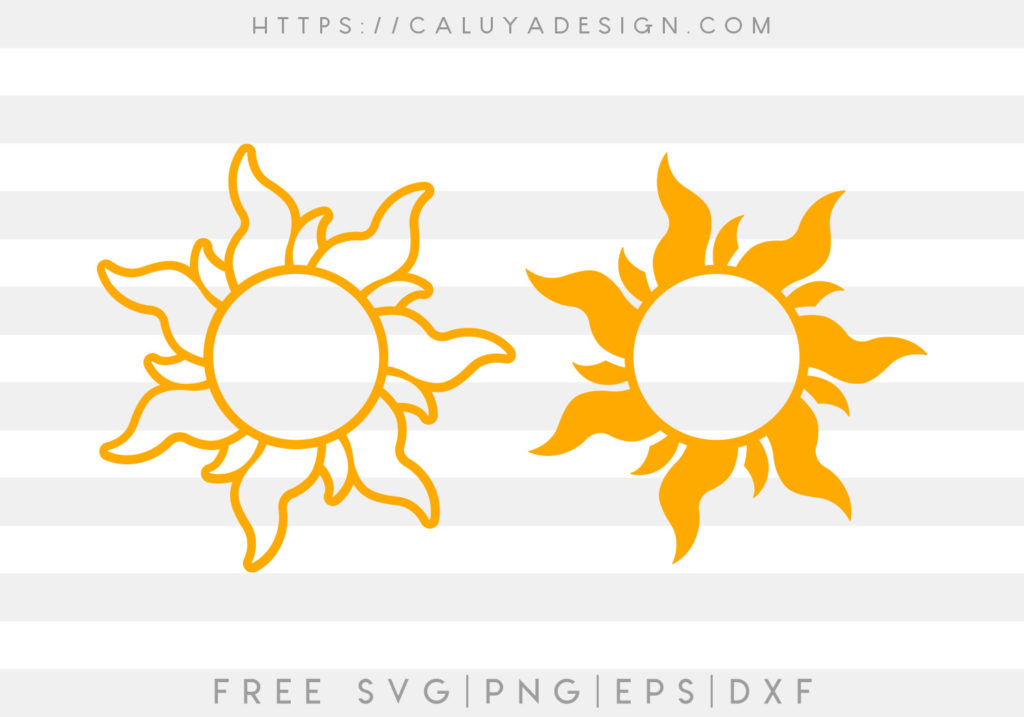 Free Boho Sun SVG Cut File - CALUYA DESIGN