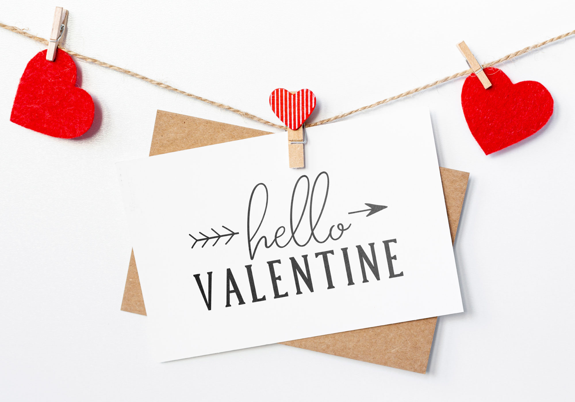 Free Hello Valentine SVG, PNG, EPS & DXF by Caluya Design