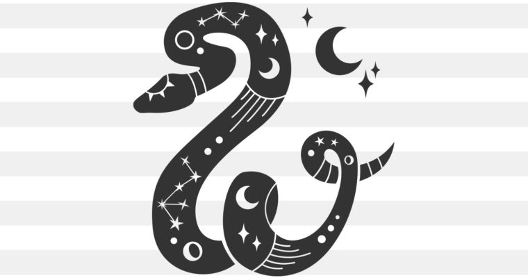 Mystical Snake SVG, PNG, EPS & DXF