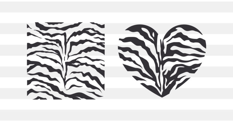 Zebra Pattern SVG, PNG, EPS & DXF