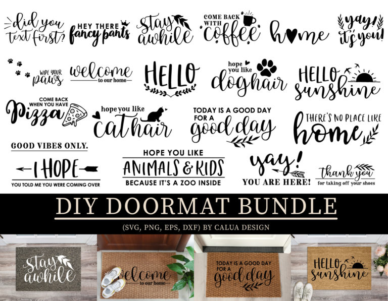 DIY Doormat Making SVG Bundle