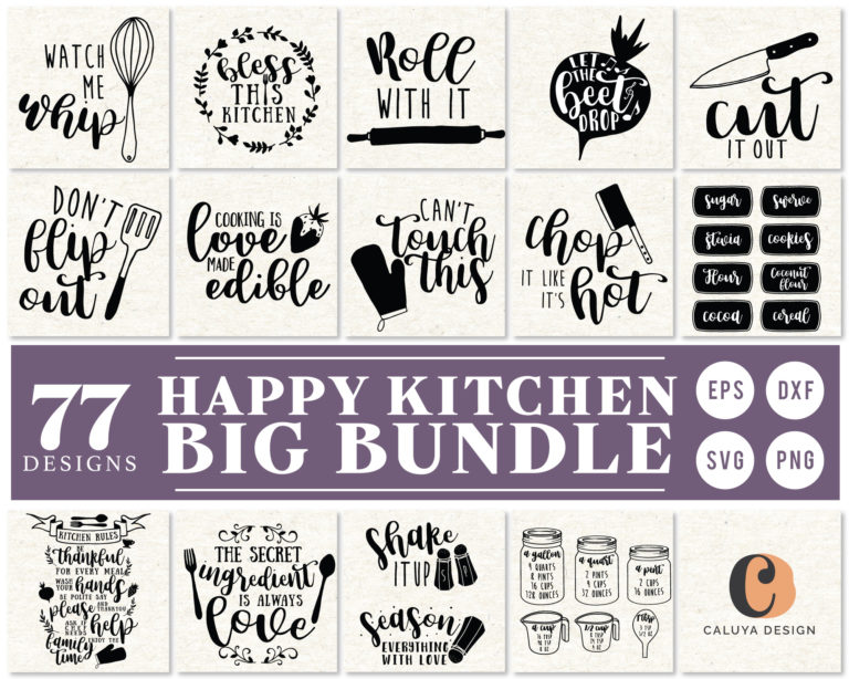 Happy Kitchen SVG Bundle