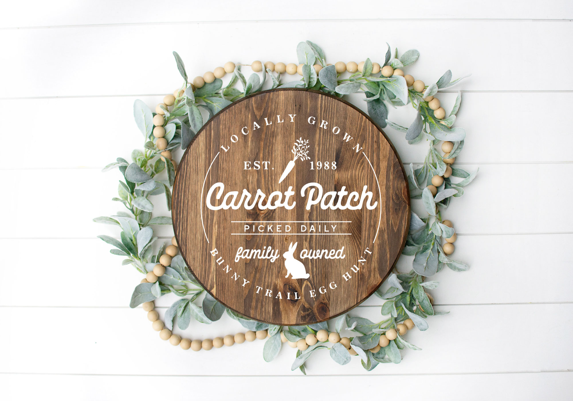 Free Carrot Patch SVG Cut File