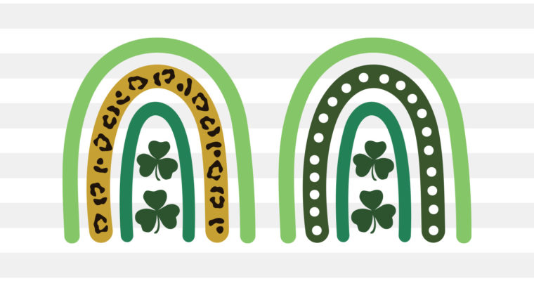 St Patrick’s Rainbow SVG, PNG, EPS & DXF