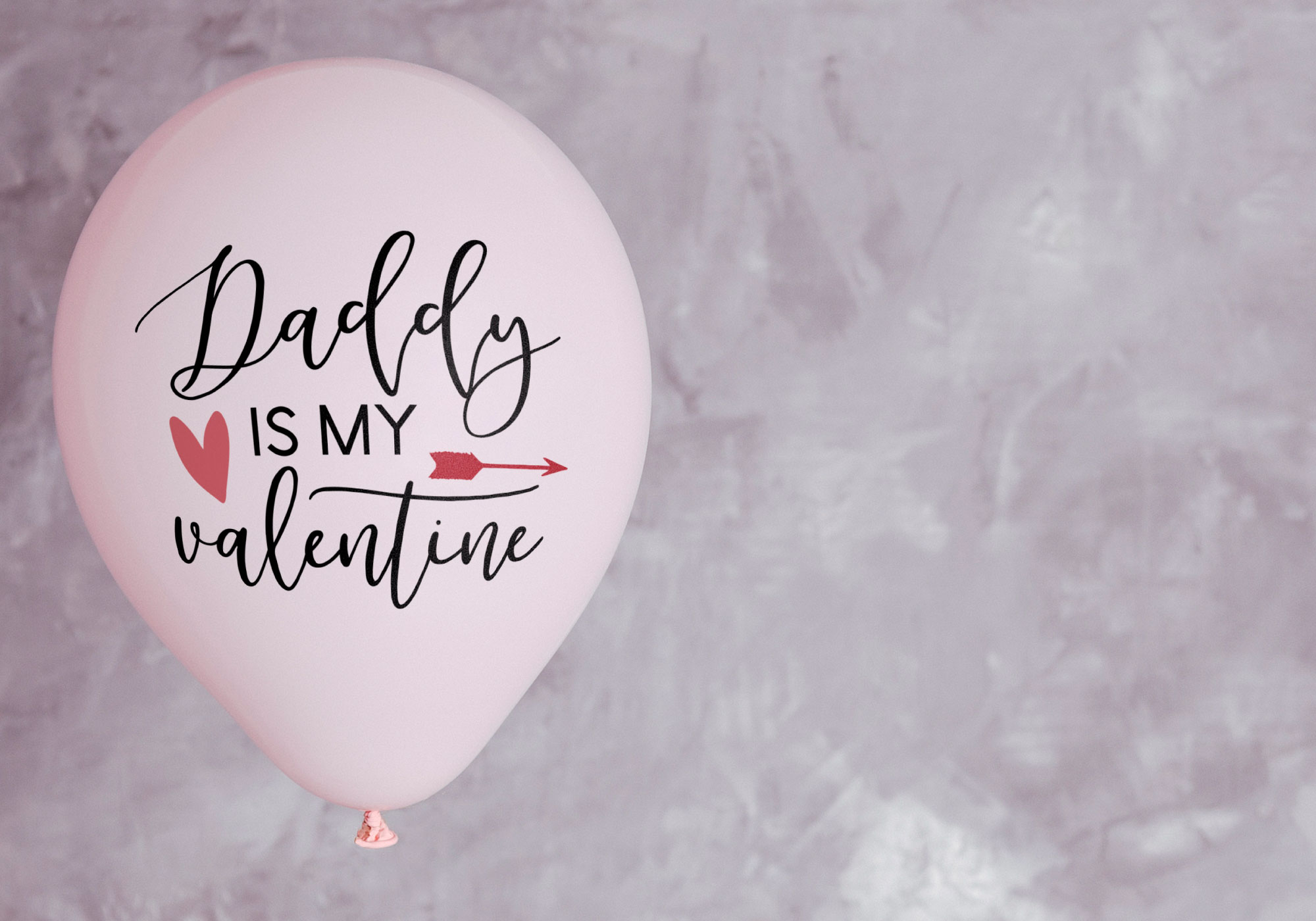 Free Daddy Is My Valentine SVG Cut File