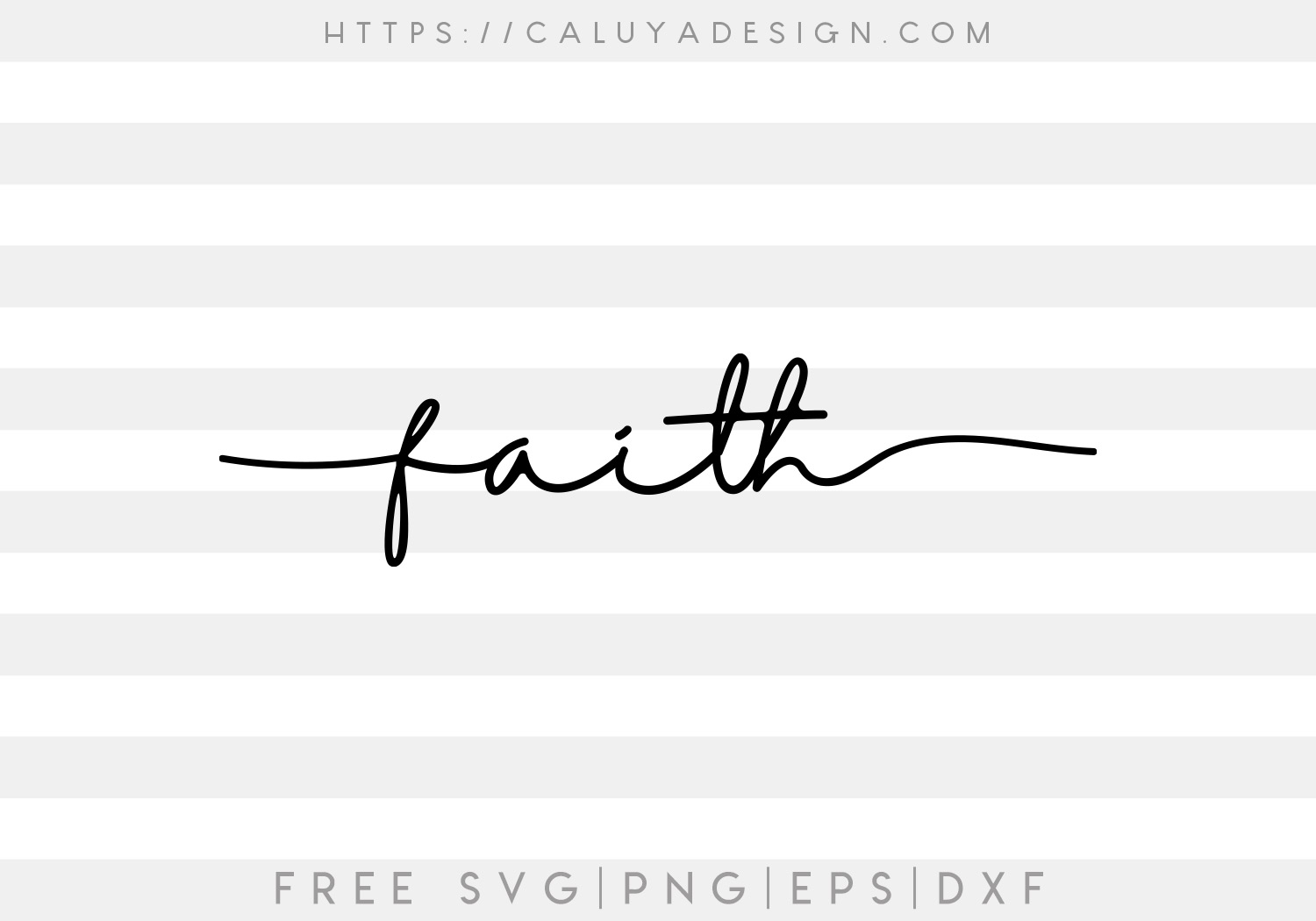 Free Faith SVG Cut File