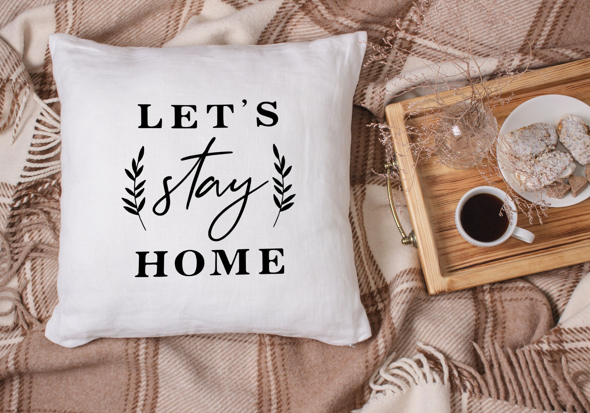 Download Free Let S Stay Home Svg Png Eps Dxf By Caluya Design