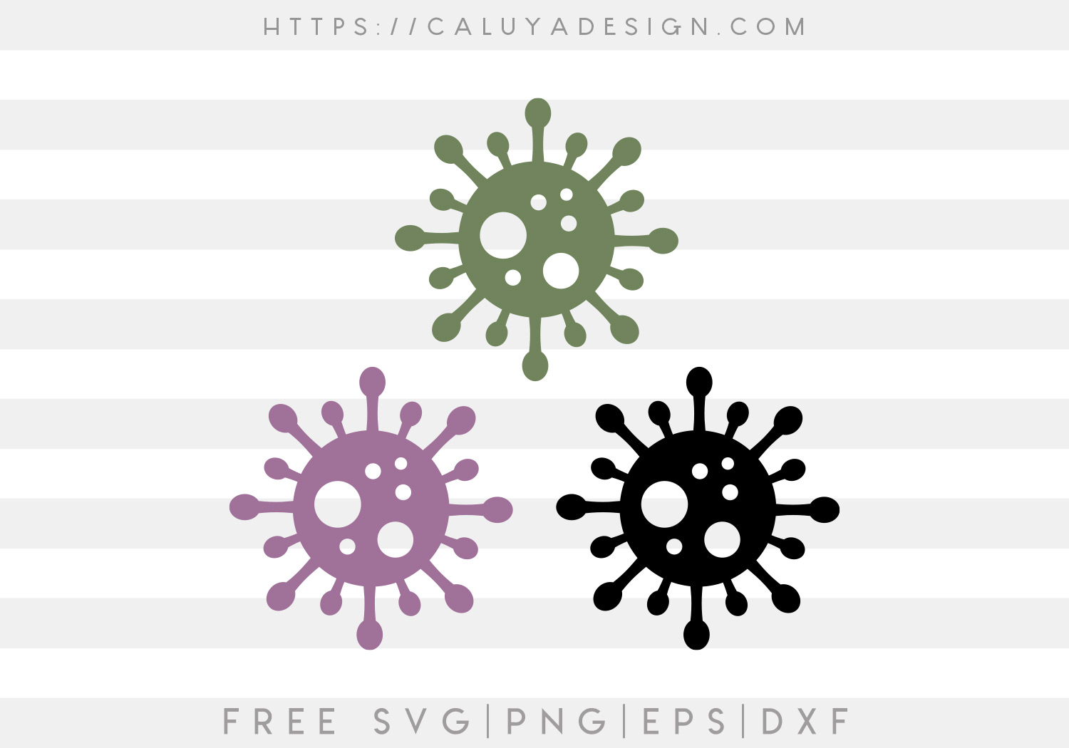 Free Virus SVG Cut File