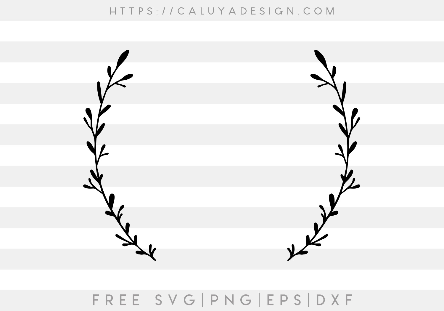 Free Wreath Frame SVG Cut File