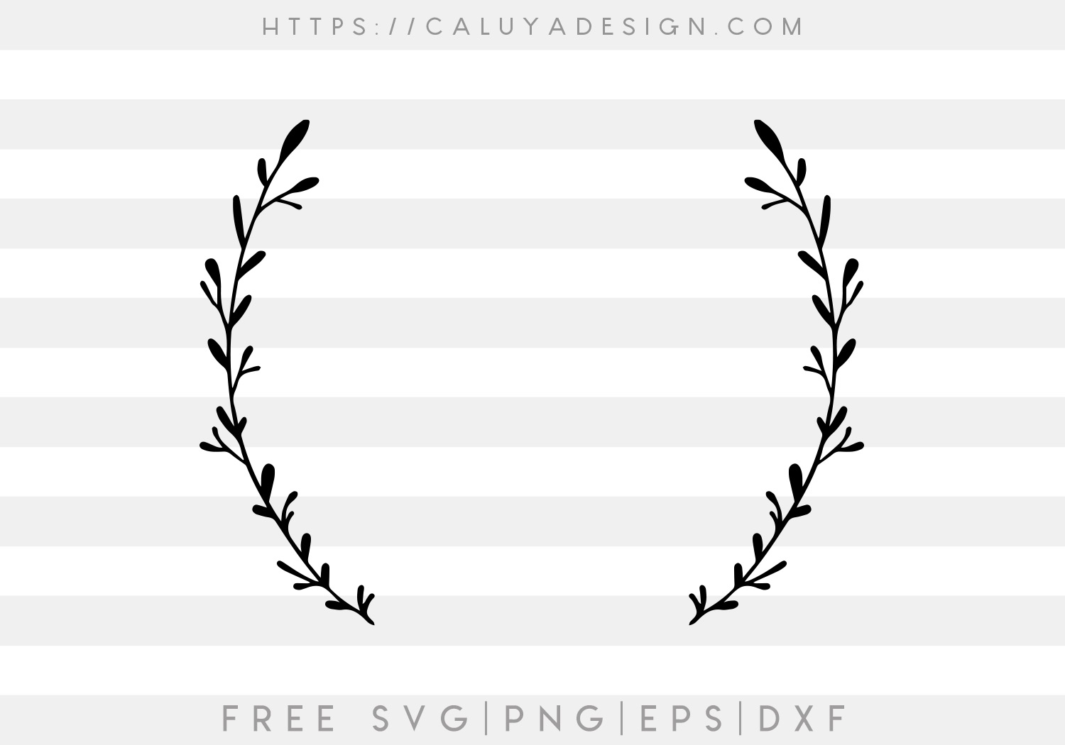 Free Wreath Frame Svg Png Eps Dxf By Caluya Design