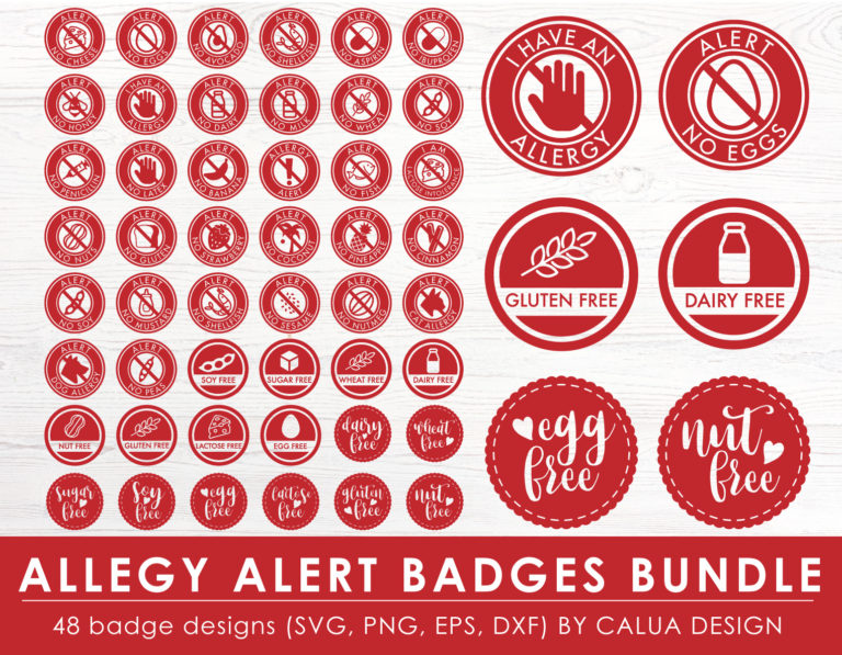 Allergy Sticker Bundle
