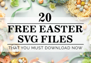 20 Free Easter Themed SVG For Cricut & Cameo Silhouette Users