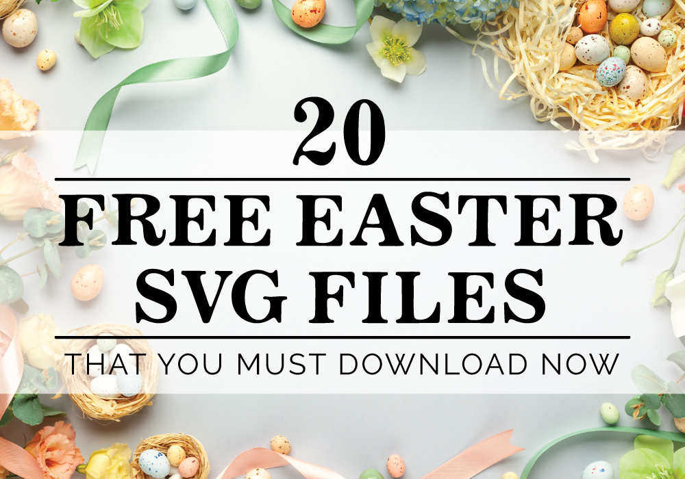 20 Free Easter Themed Svg For Cricut Cameo Silhouette Users