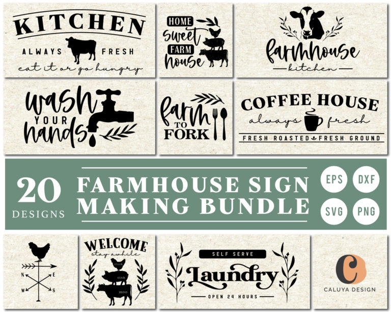 Farmhouse Sign Making Bundle