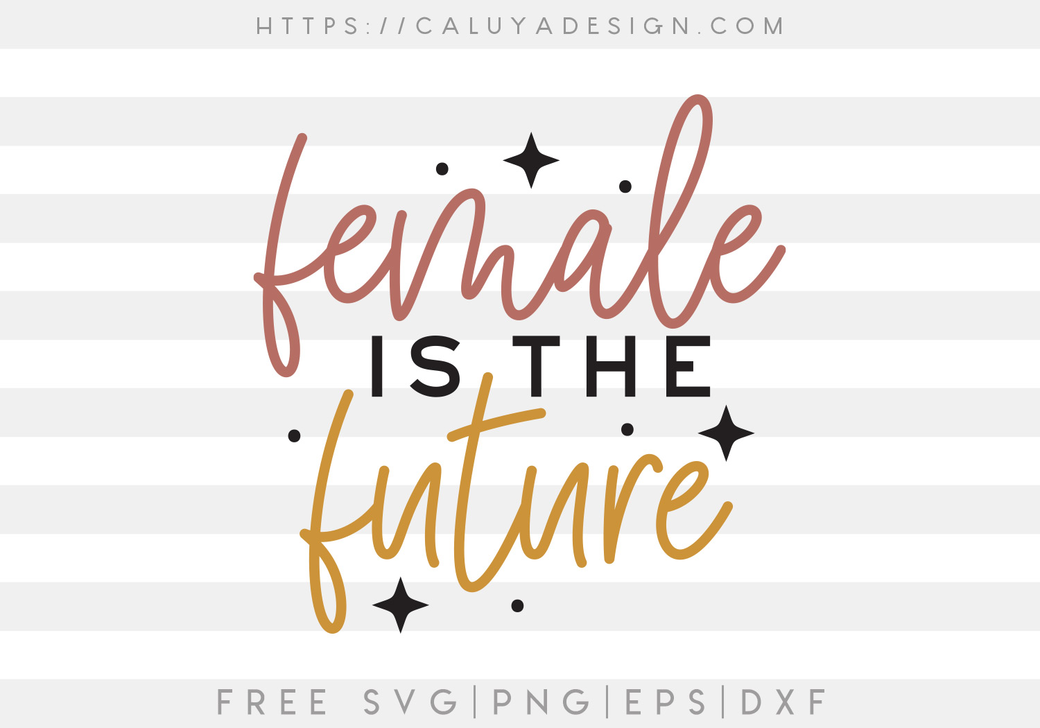 Free SVG Female Is The Future Sassy Quote
