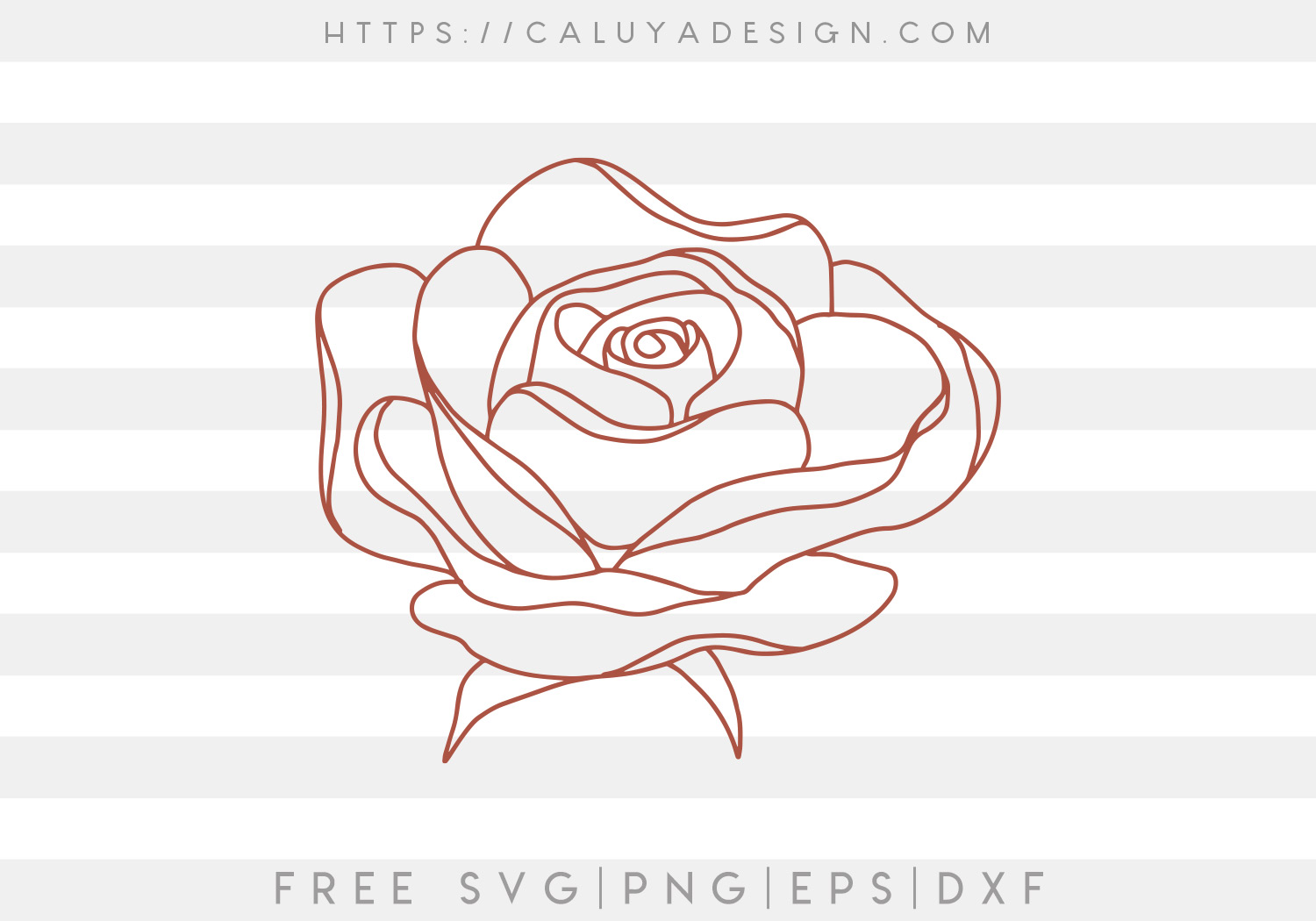 Free Handdrawn Flower Outline SVG