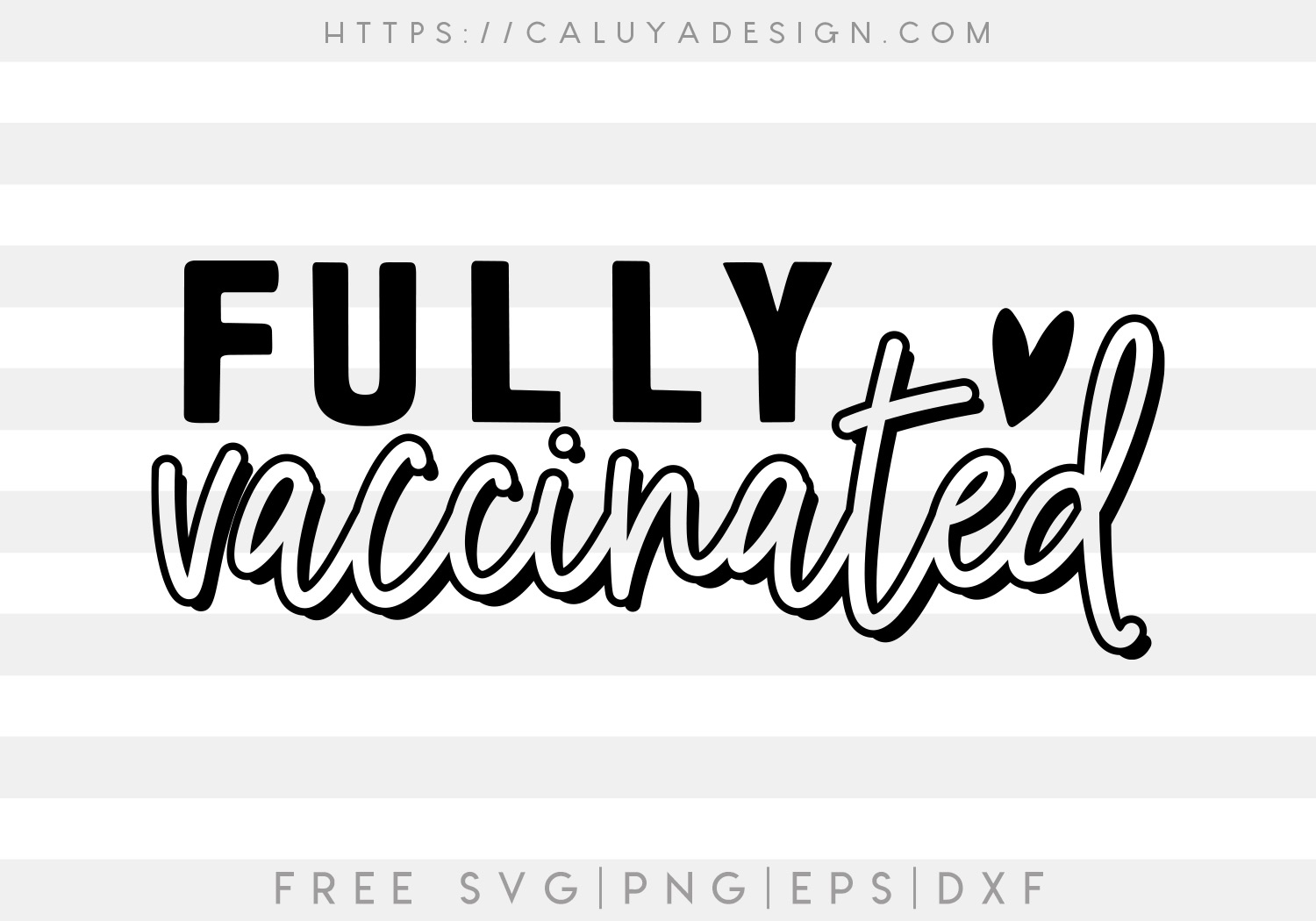Free SVG Fully Vaccinated