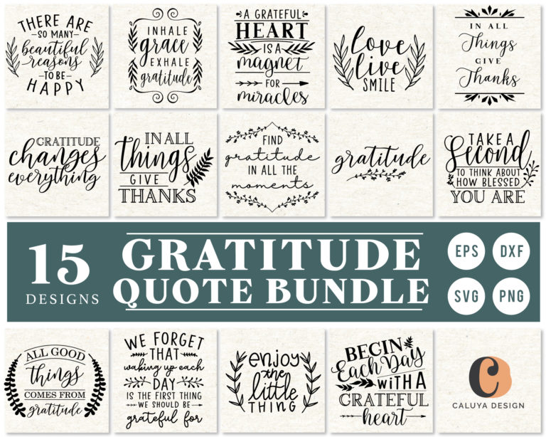Gratitude Quote Bundle