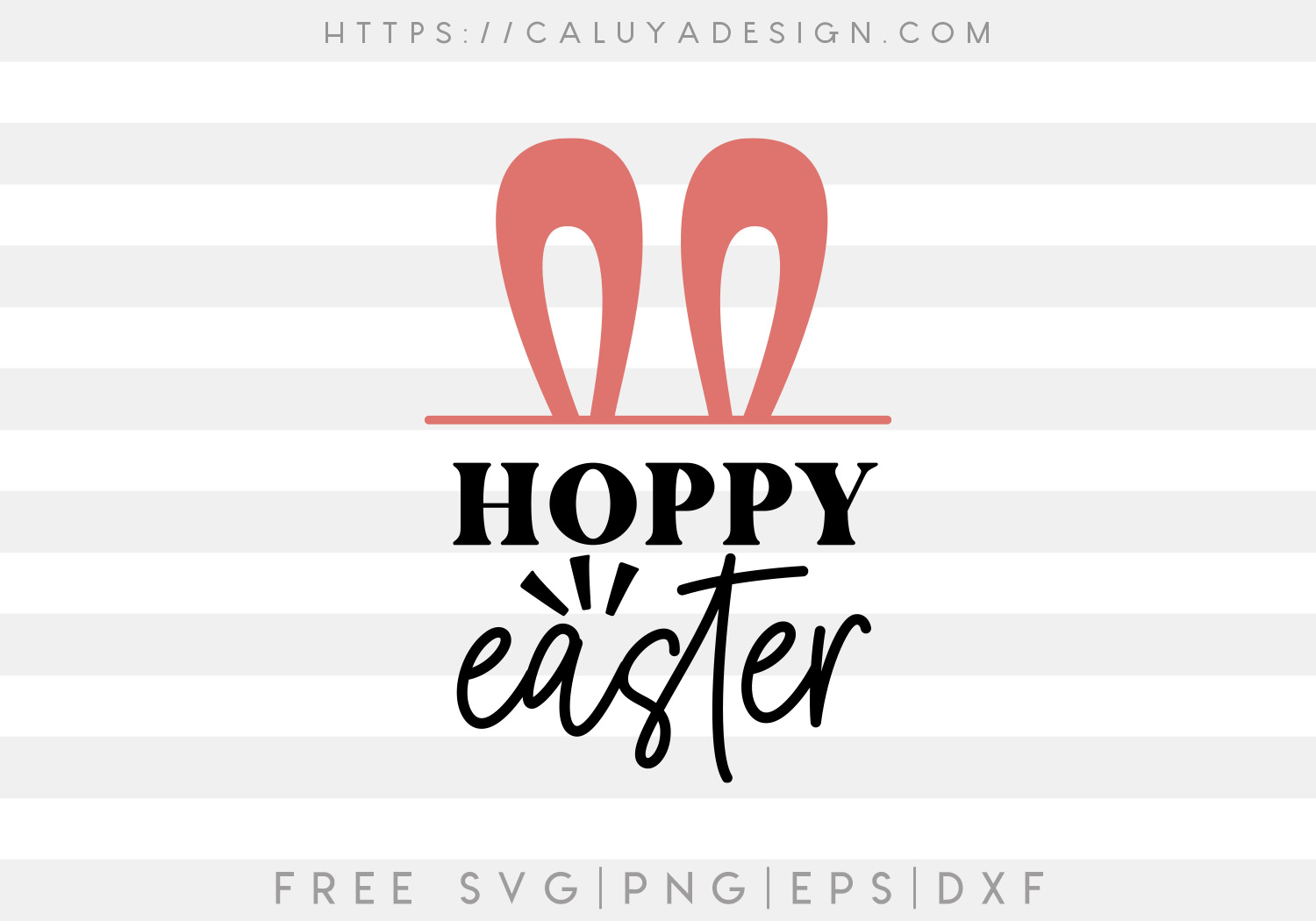 Download Free Hoppy Easter Svg Caluya Design