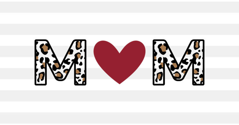 Free Leopard Mom SVG
