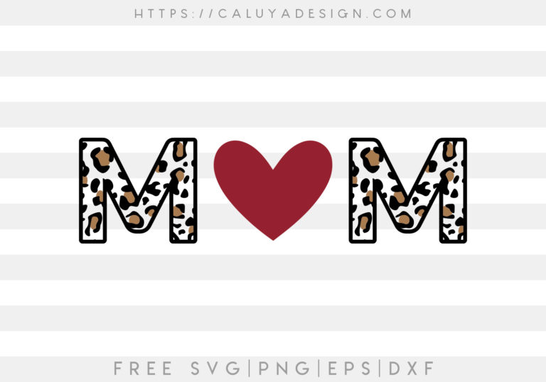 Free SVG Leopard Mom