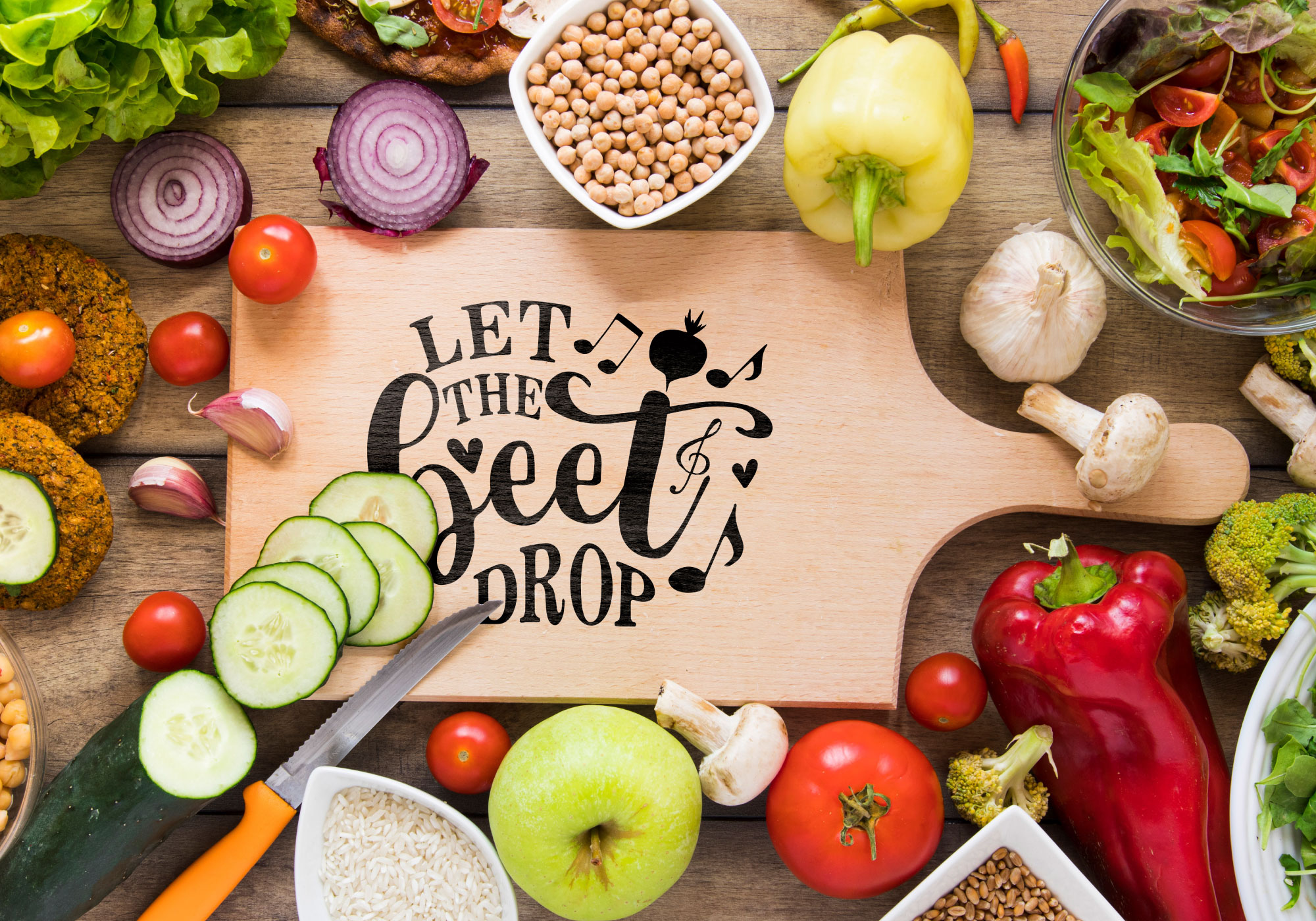 Free Let the Beet Drop SVG Cut File