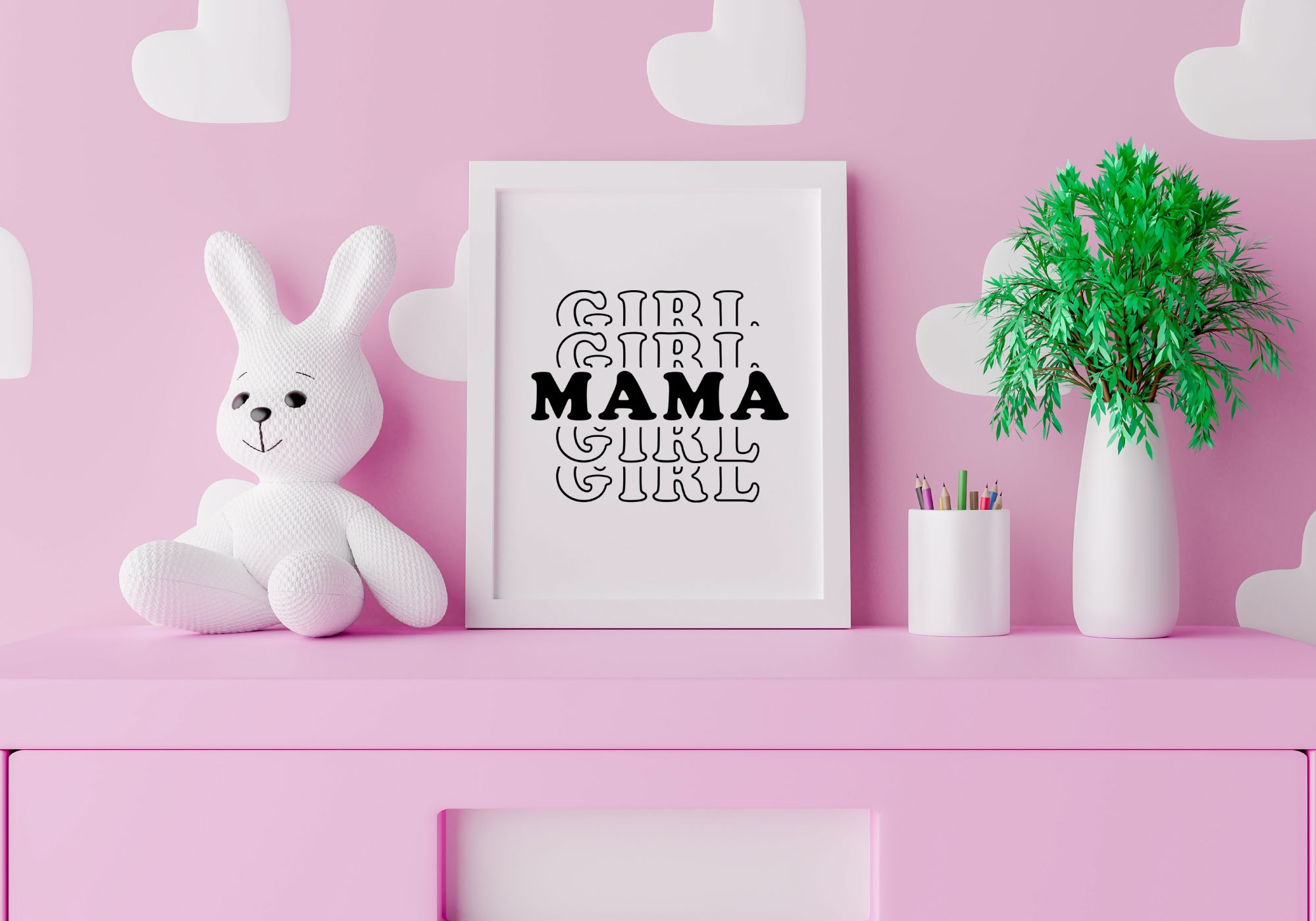 Free Mama Girl SVG