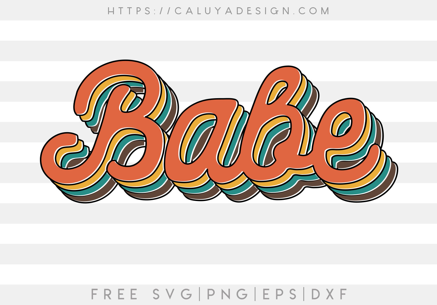 Download Free Retro Babe Svg Png Eps Dxf By Caluya Design