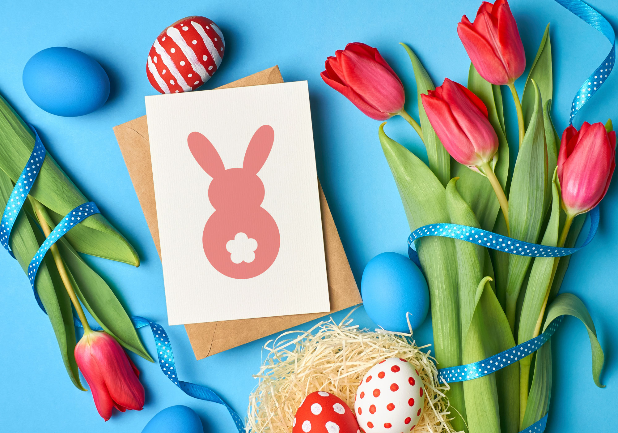 Free SVG Easter Bunny