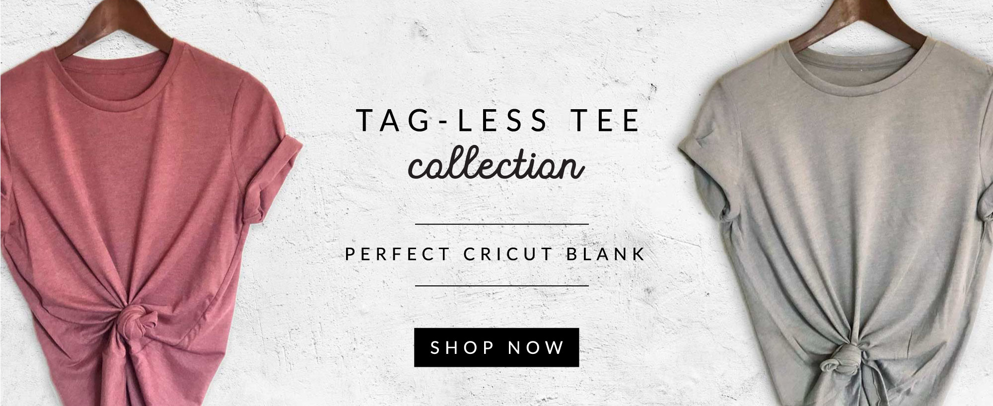 tang-less tee Cricut blank t-shirt