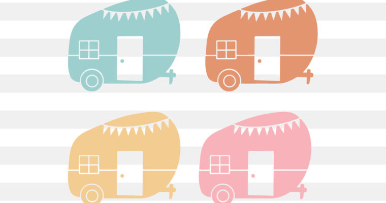 Free Cute Caravan SVG