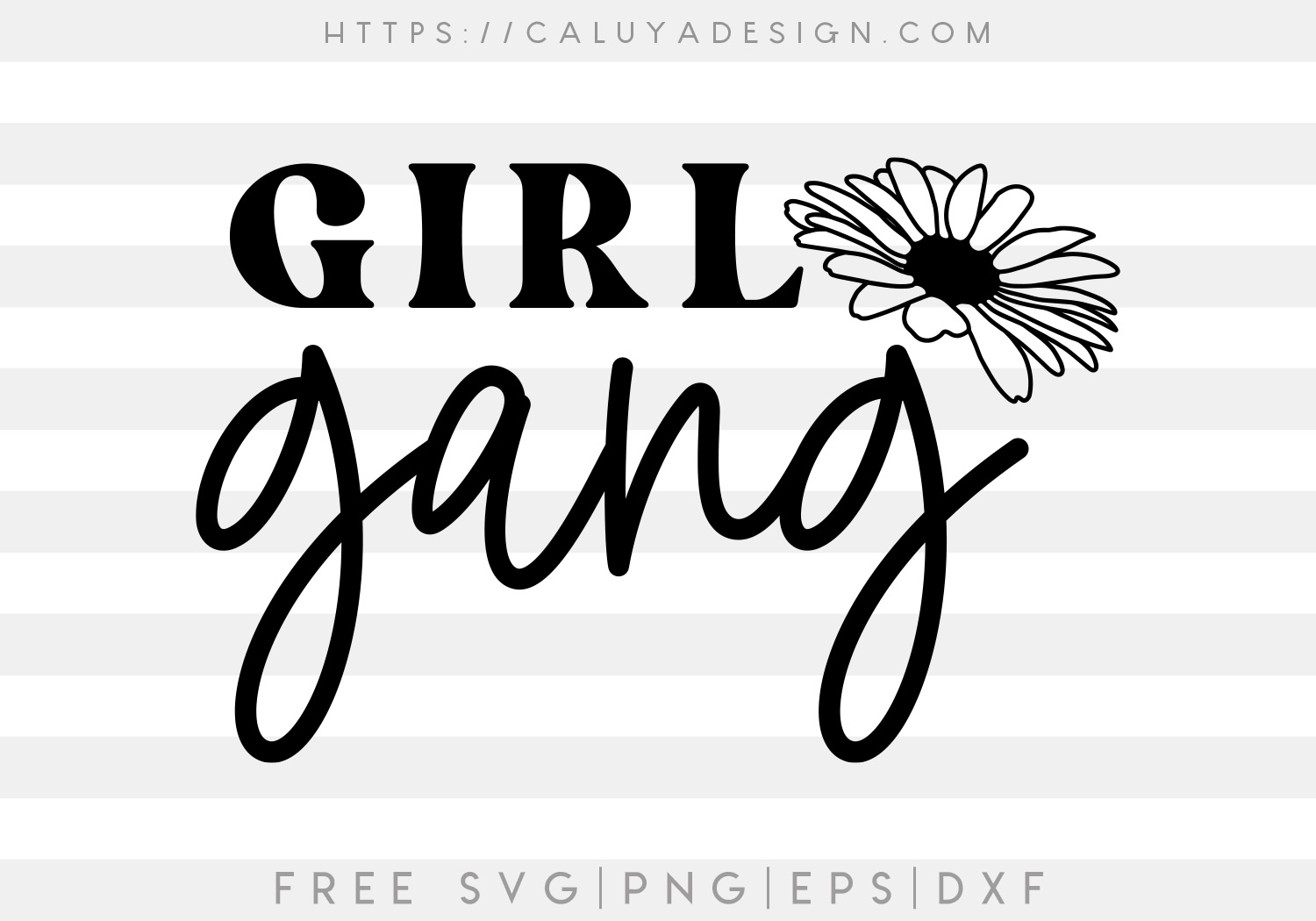 Download Free Girl Gang SVG - CALUYA DESIGN