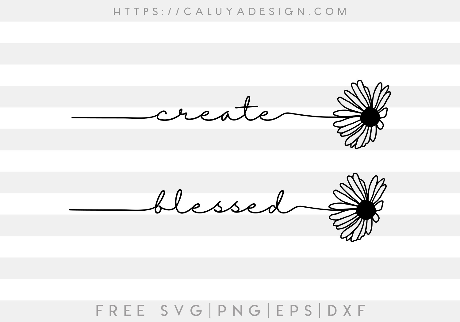 Free Daisy Letter SVG