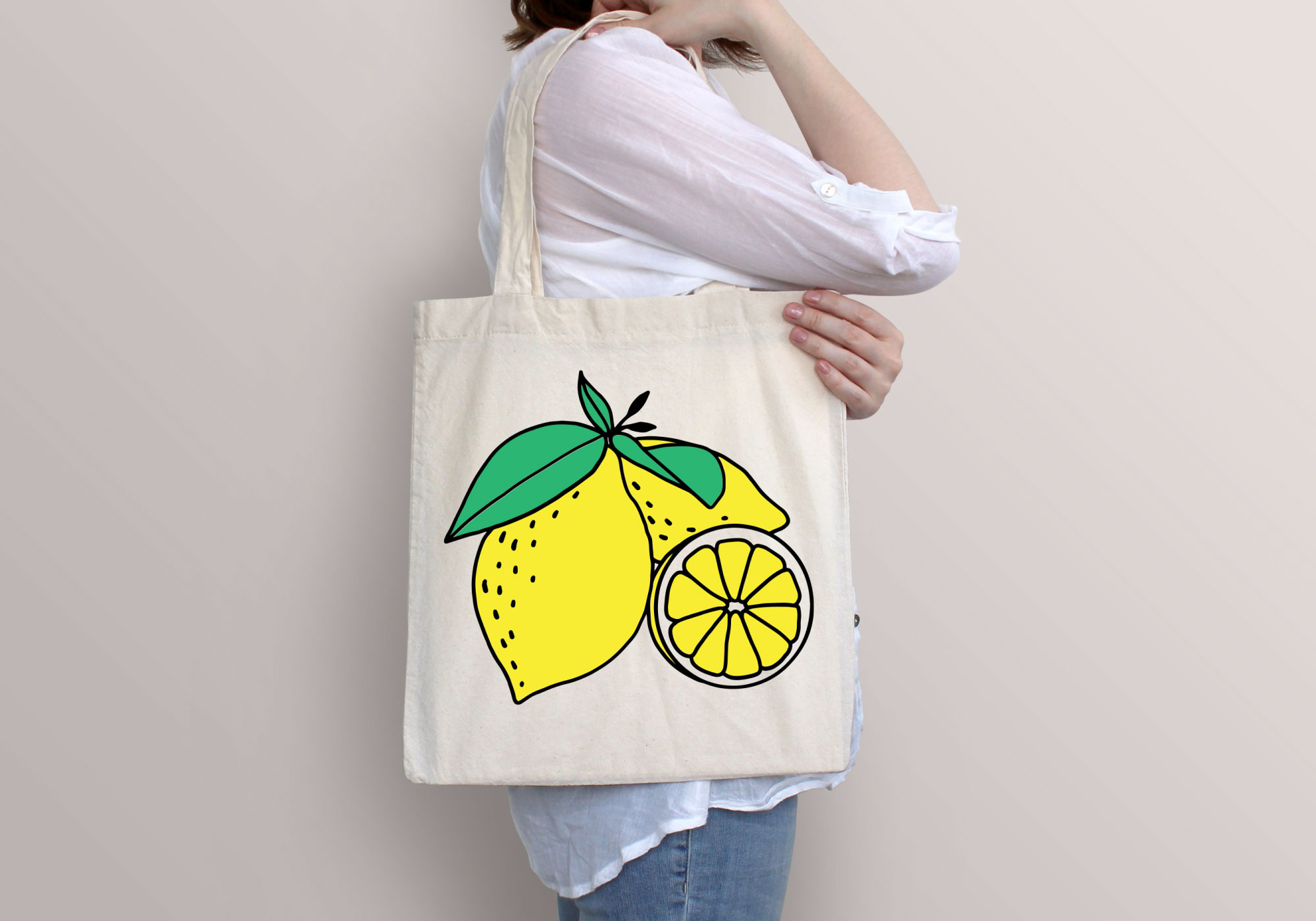 Free Handdrawn Lemon SVG
