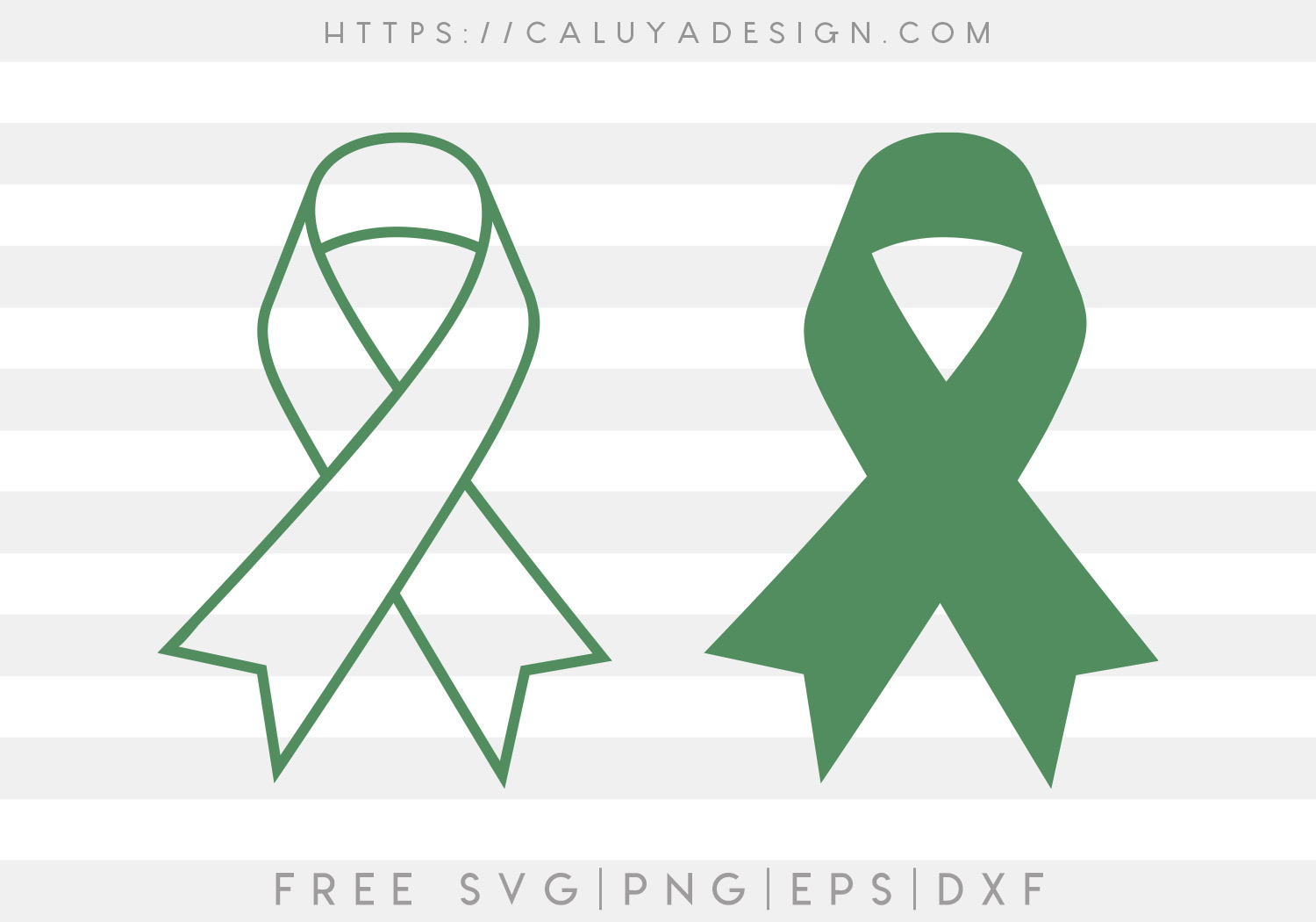 Free Mental Health Awareness Ribbon SVG