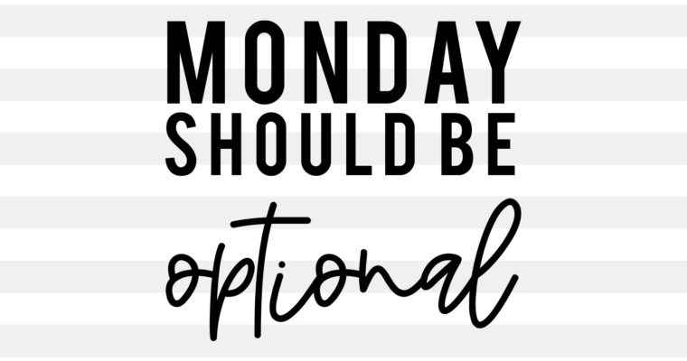 Free Monday Should Be Optional SVG