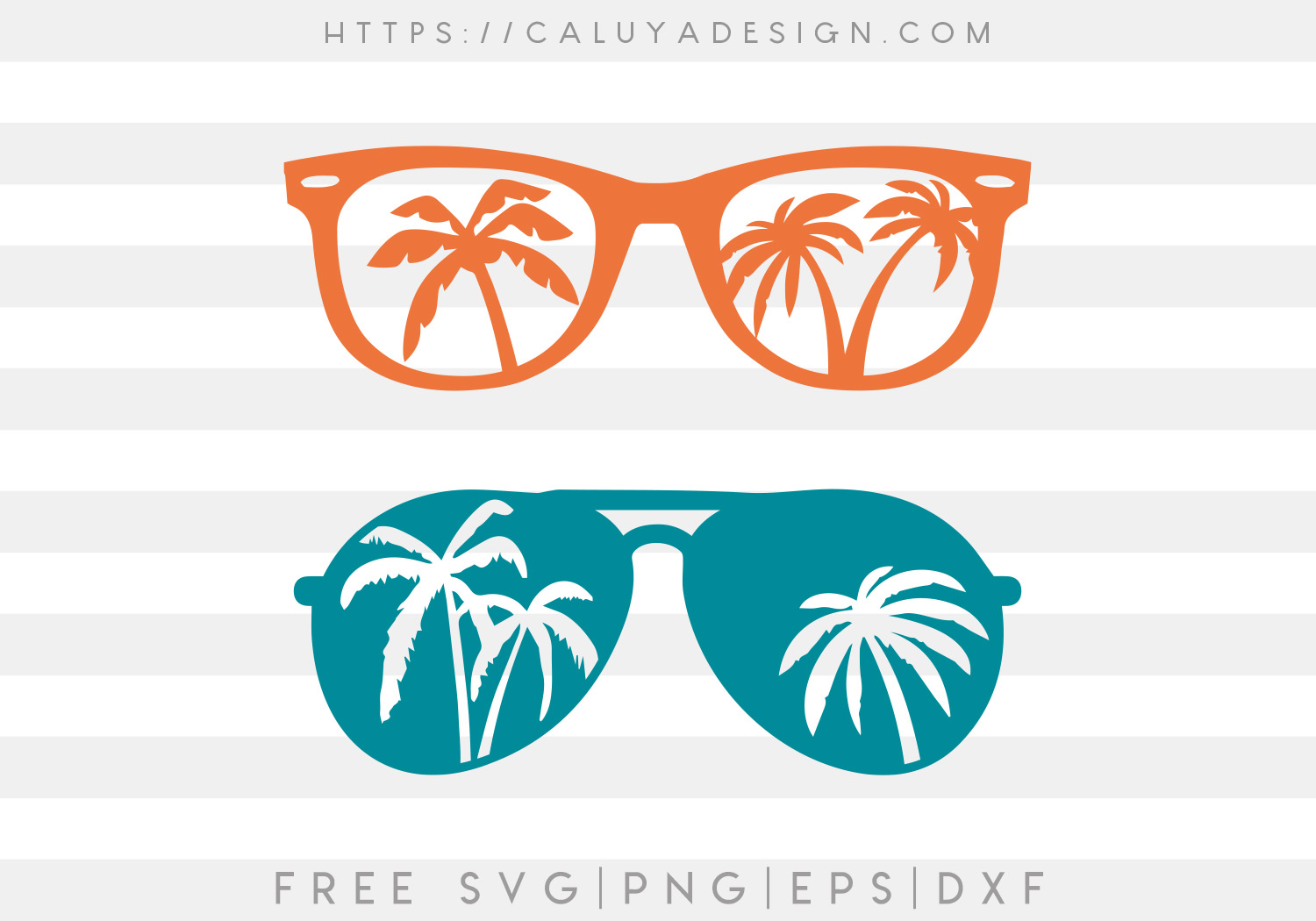 Free Summer Glasses SVG