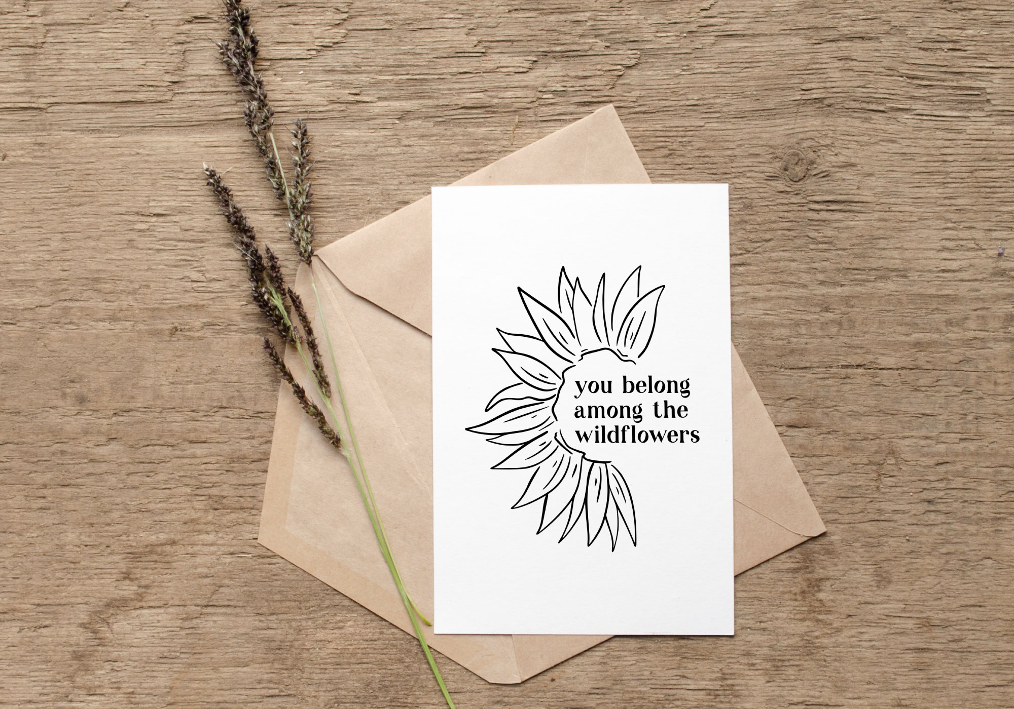 Free You Belong Among  the Wildflower SVG