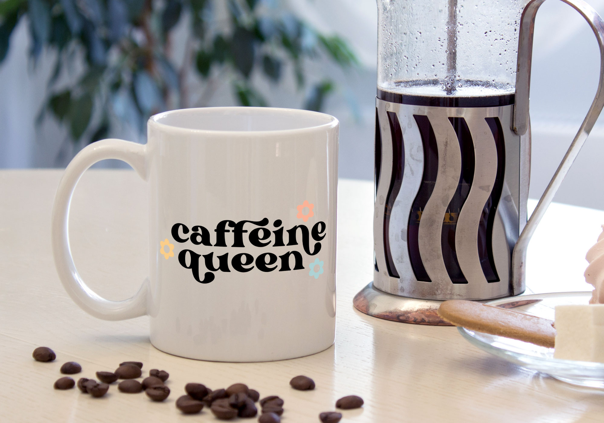 Free Caffeine Queen SVG
