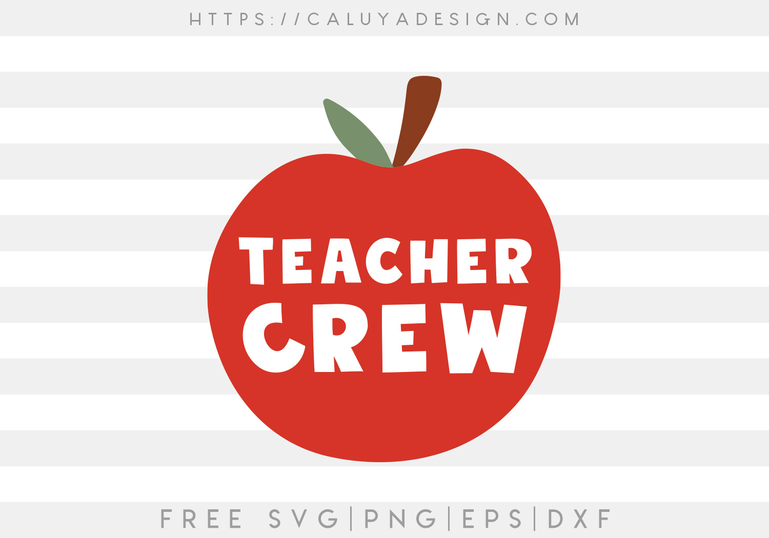Free Teacher Crew SVG