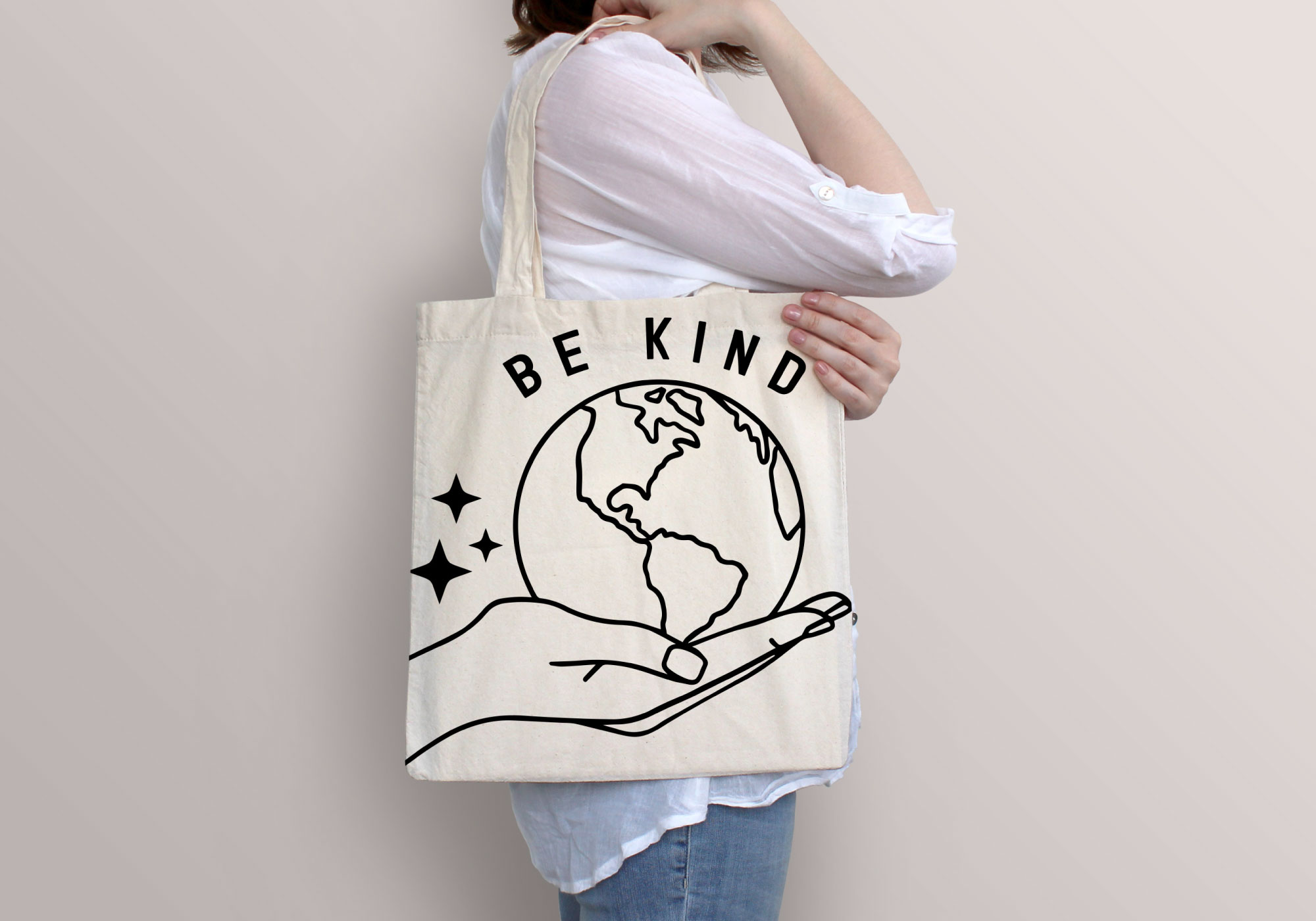 Free Be Kind World SVG
