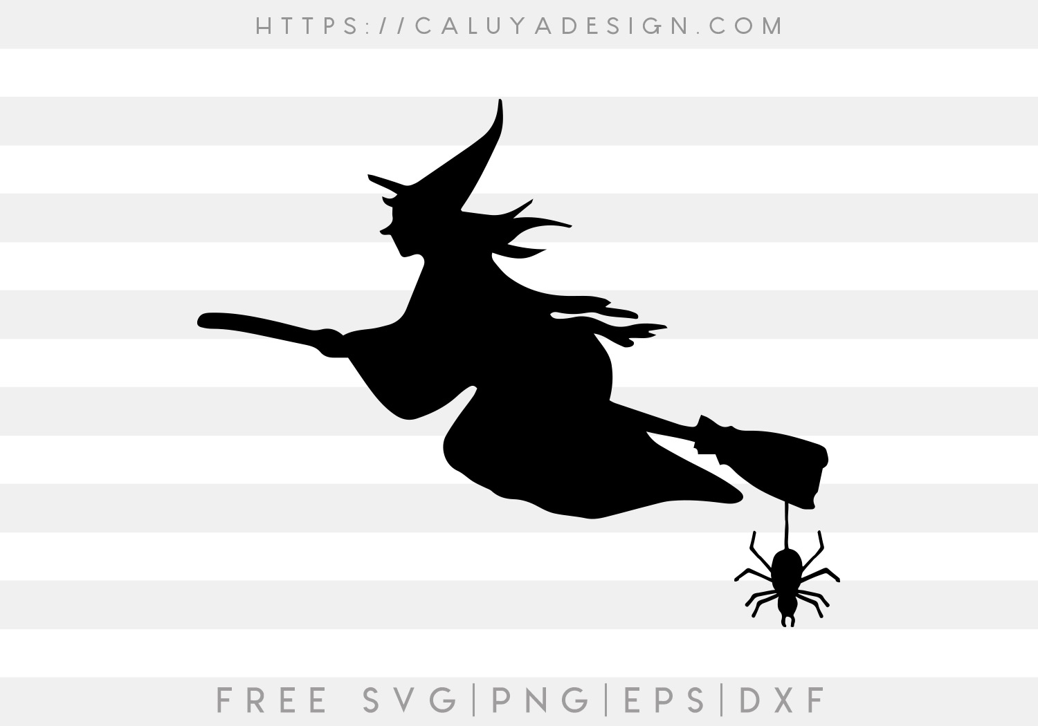 Free Flying Witch SVG