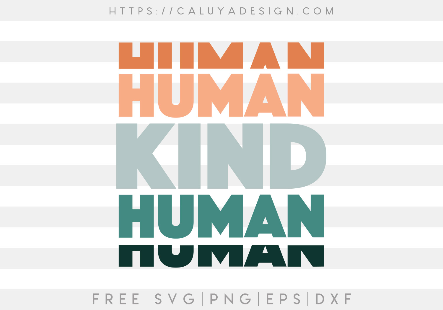 Free Human Kind SVG