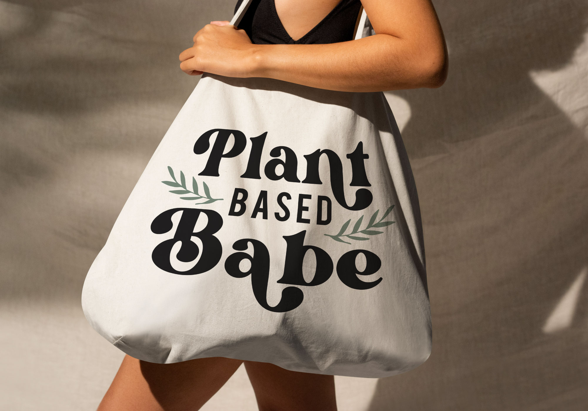 Free Plant Based Babe SVG