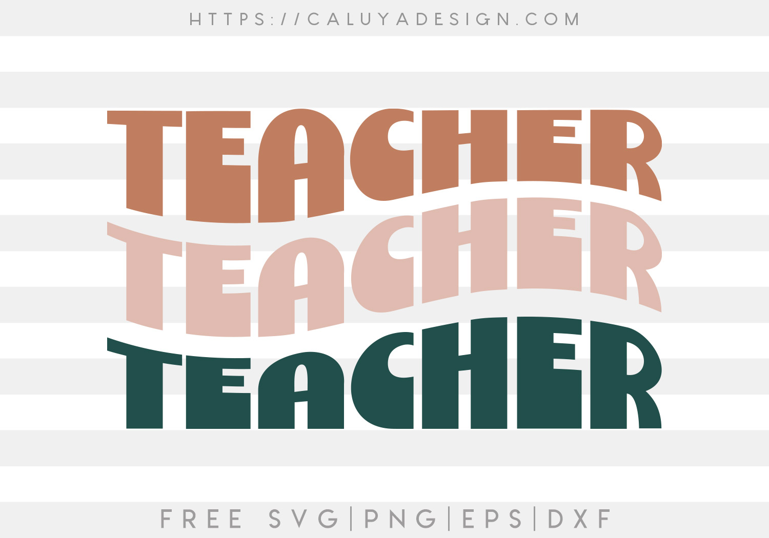 Download Free Retro Teacher SVG - CALUYA DESIGN
