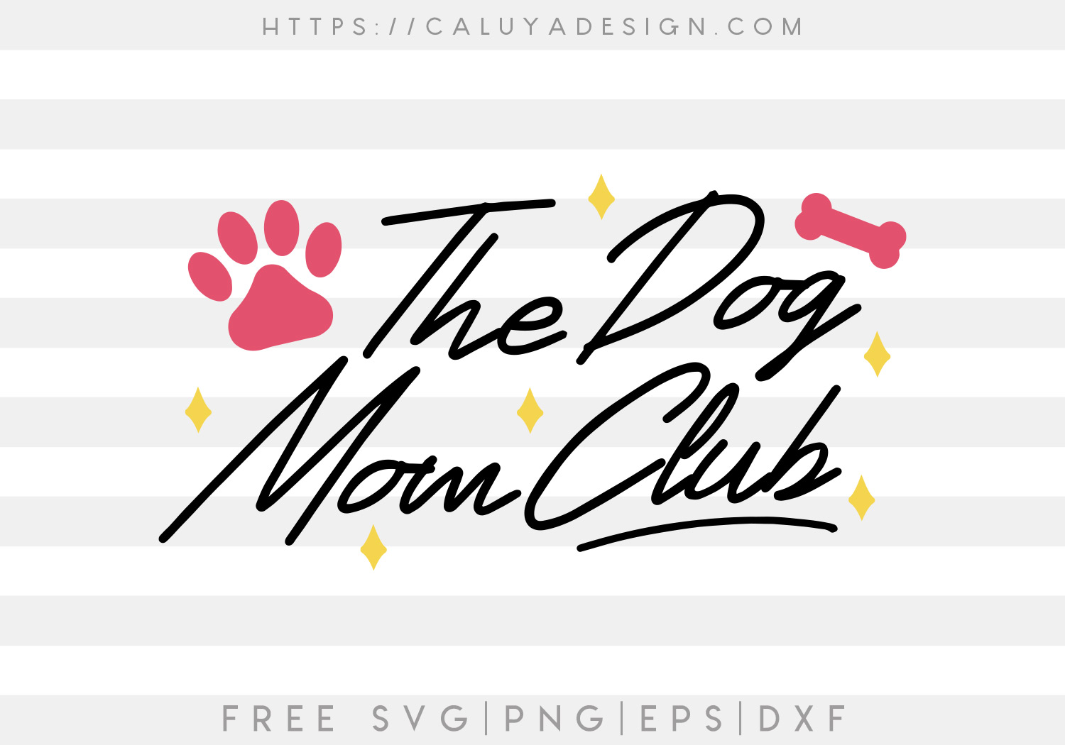 Free The Dog Mom Club SVG