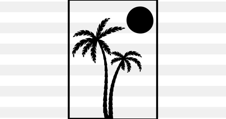 Free Palm Tree Summer SVG