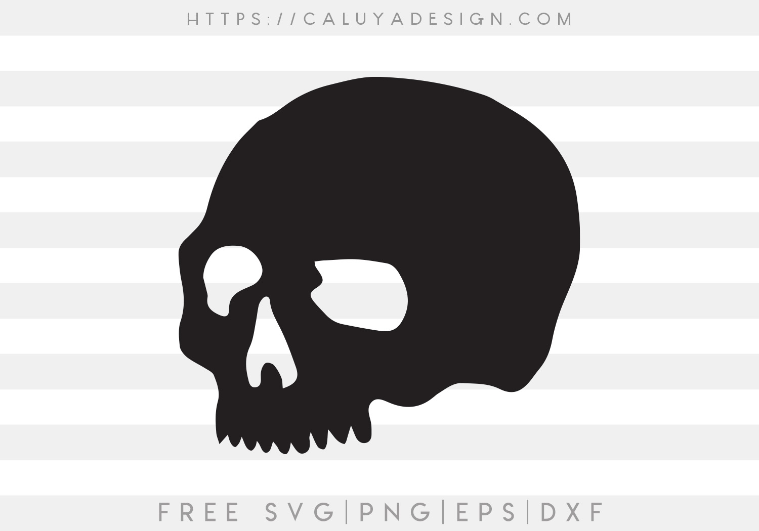 Free Skull Head SVG