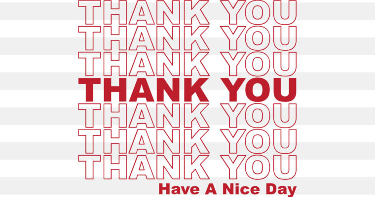 Free Thank You Have A Nice Day SVG