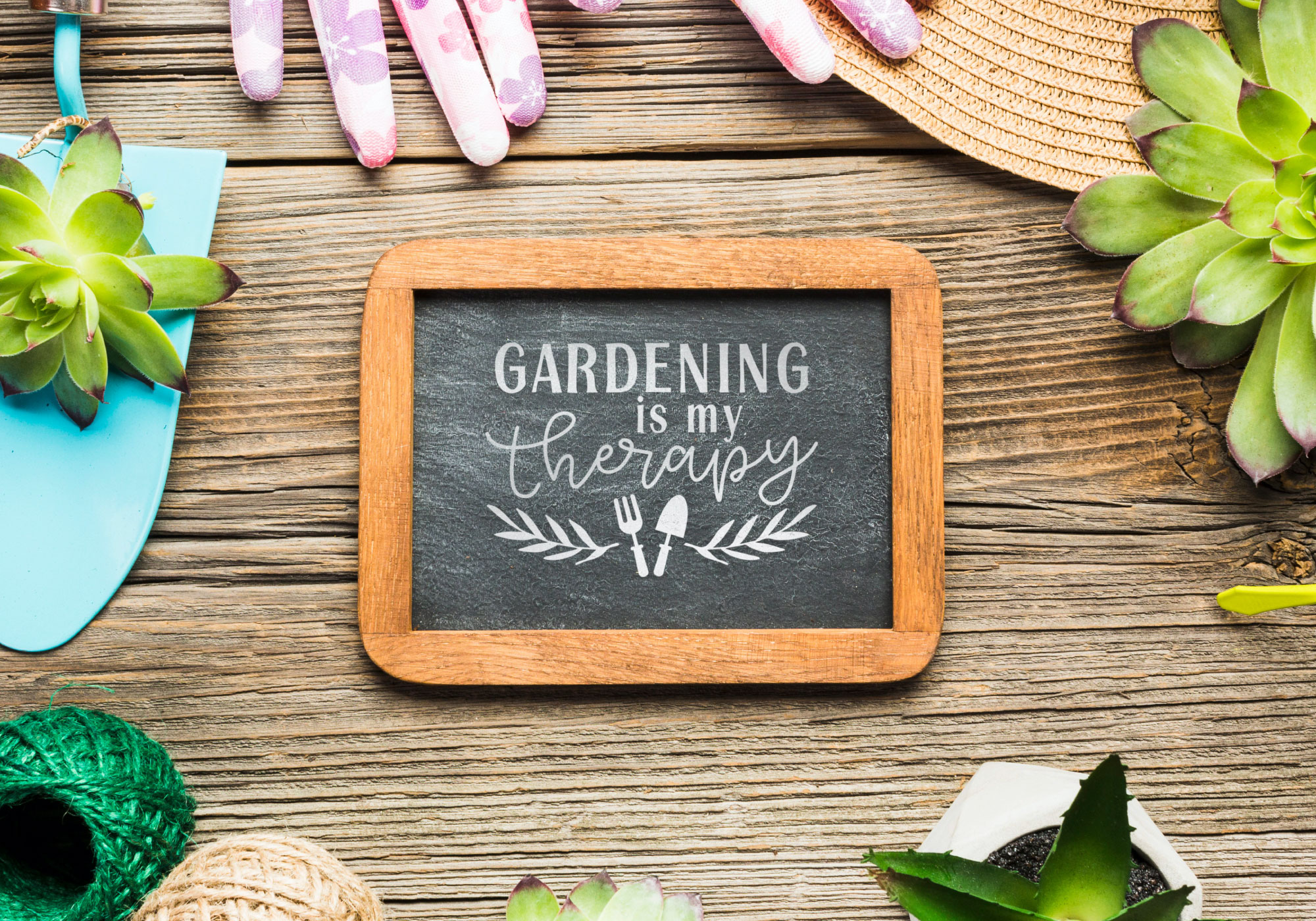 Free Gardening Is My Therapy SVG Cut File